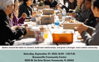 Save The Date. Come To The Table, Community Starts Here.